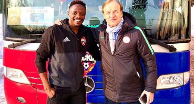 Musa credits Rohr for his success, says ‘you inspired me to excel in football’