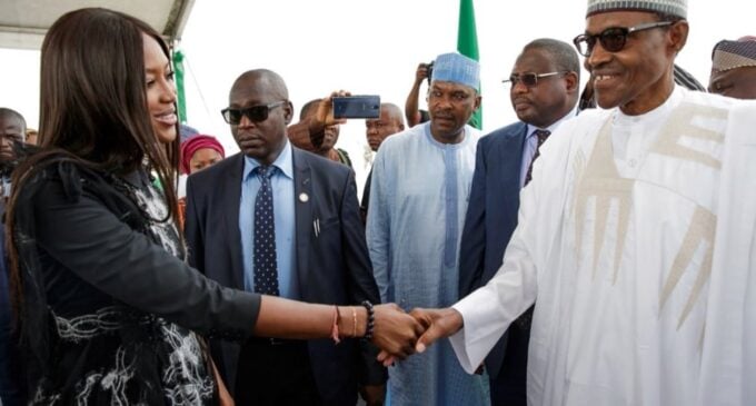 A case of name-dropping? Controversial Naomi Campbell says Buhari invited her to Lagos