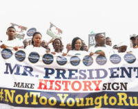 Youth storm Aso Rock over ‘Not too young to run’ bill