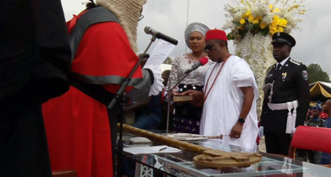 Fayose leads PDP govs to Anambra as Obiano takes oath for second term