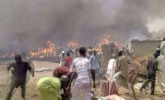 Fire outbreak kills six at Rann IDP camp