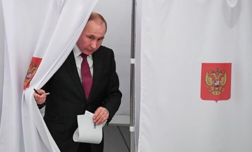 Putin wins fresh six-year term