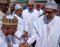 ‘You’ve always stood for what mattered’ — Buhari hails Dangote at 63