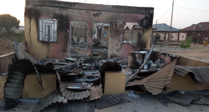 Angry youth burn church, police station in Kaduna