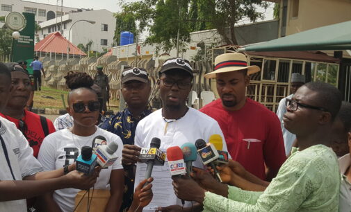 #OurMumuDonDo protesters storm INEC, demand prosecution of Mantu
