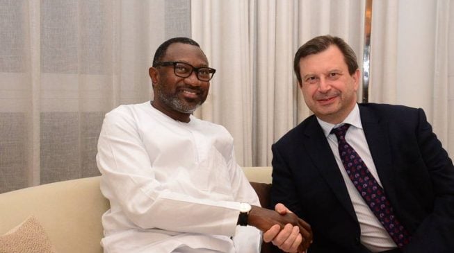 Image result for Femi Otedola canvasses for UK, US investments in Nigeria