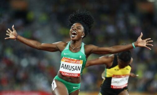 WATCH: The moment Amusan made history at Commonwealth Games