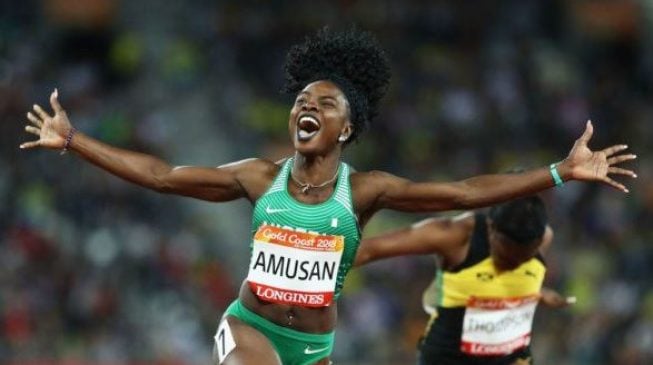 WATCH: The moment Amusan made history at Commonwealth Games