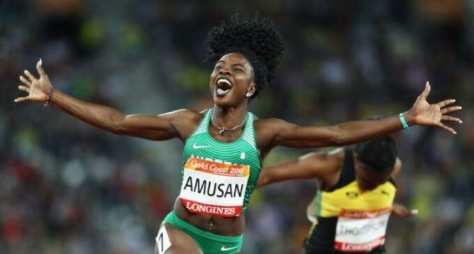 WATCH: The moment Amusan made history at Commonwealth Games