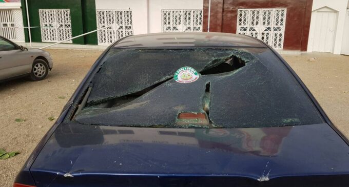 ‘Thugs’ invade Atiku’s campaign office in Katsina, destroy vehicles