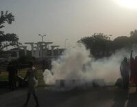 Police attack BBOG members at Unity Fountain