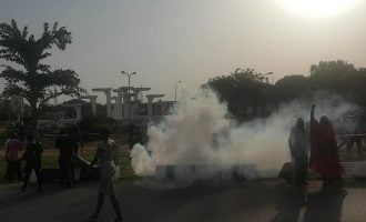 Police attack BBOG members at Unity Fountain