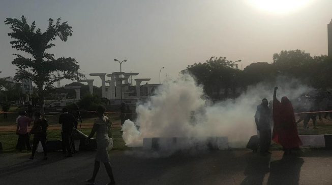 Police attack BBOG members at Unity Fountain