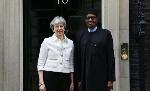 VIDEO: Buhari meets Theresa May