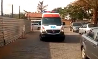 VIDEO: The moment Melaye arrived hospital in ambulance