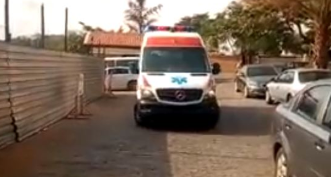 VIDEO: The moment Melaye arrived hospital in ambulance