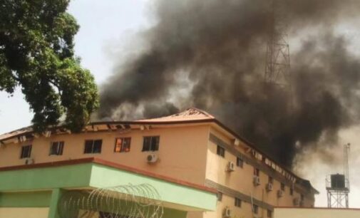 Fire guts Kaduna electoral commission headquarters — weeks before LG poll