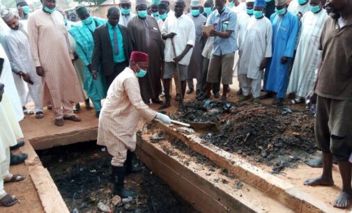 PHOTOS: Kebbi state governor clears drainage