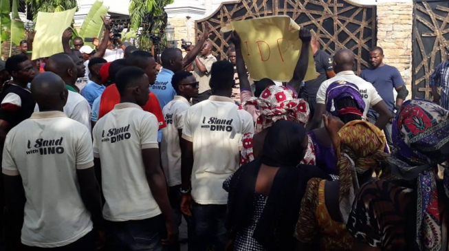 Law enforcement agents release Dino Melaye after controversial arrest Law enforcement agents release Dino Melaye after controversial arrest