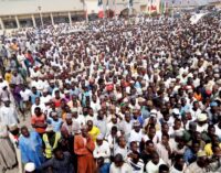 PHOTOS: The mammoth crowd that thronged PDP Katsina rally — while Buhari was in Daura