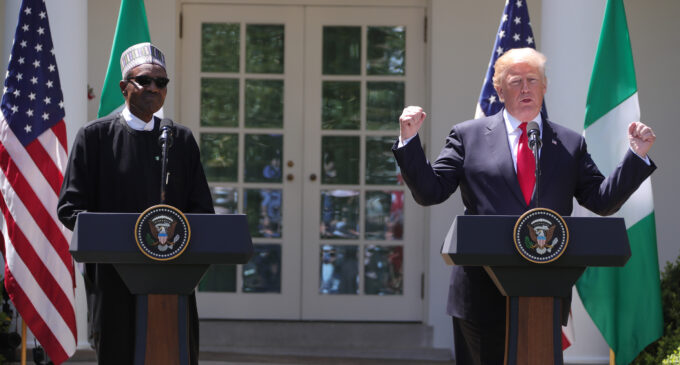 Buhari has done a great job on security, says Trump