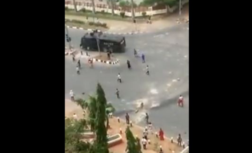 VIDEO: Police and Shi’ites clash in Abuja