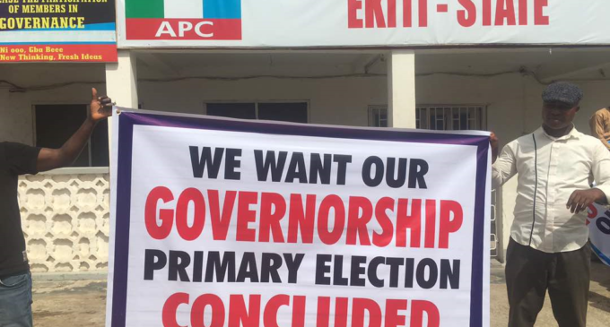 Ekiti APC primary: 27 aspirants ask NWC to conduct new election within 72 hours