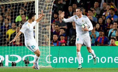 Bale rescued draw for Real Madrid against unbeaten Barcelona