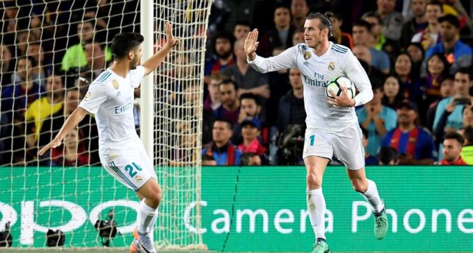 Bale rescued draw for Real Madrid against unbeaten Barcelona