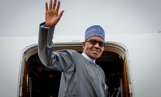 Buhari departs for London with few aides