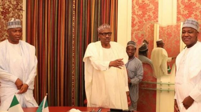 Buhari meets Saraki, Dogara over Plateau killings