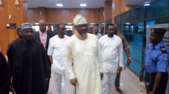 Image result for senator dino melaye resumes plenary , sits with pdp members