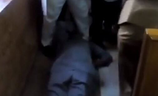 VIDEO: Olisa Metuh collapses in court