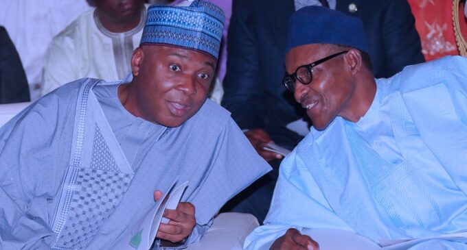 Saraki: PDP will pressure Buhari’s government to rescue Nigeria from insecurity