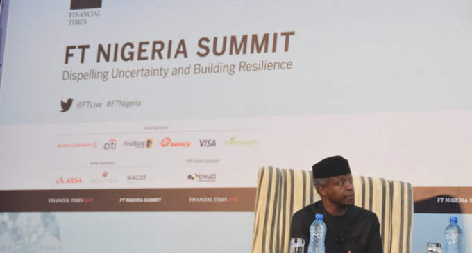 Osinbajo: We didn’t sign AfCTA because we wanted to satisfy the private sector