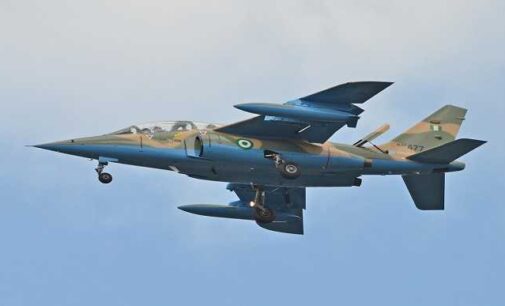 Air force jet bombs Boko Haram hideout in Borno