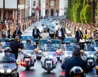 VIDEO: Buhari’s arrival in Morocco
