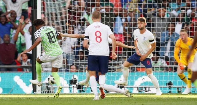 Iwobi scores but England beat Nigeria in World Cup warm-up