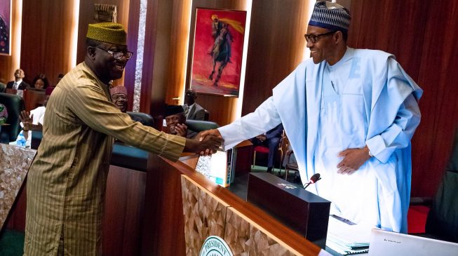 Losers shouldn’t resort to self-help, says Buhari as he congratulates Fayemi