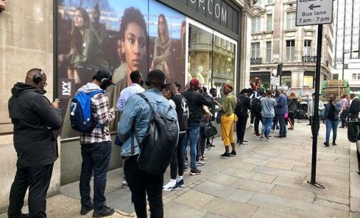 Nigeria’s World Cup jersey sells out as hundreds queue to buy in London