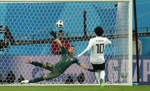 Salah consolatory goal not enough as Egypt crash out of World Cup