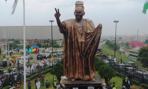 VIDEO: The unveiling of MKO Abiola statue in Lagos