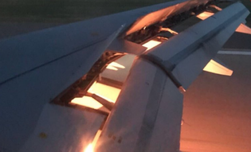 Team Saudi Arabia plane catches fire in mid air