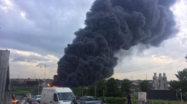Otedola bridge fire: Police arrest truck owner