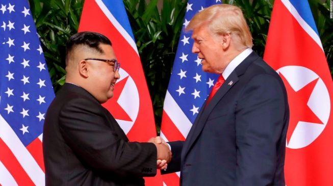 Trump meets North Korean leader, says summit going ‘better than expected’