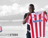 Etebo joins Stoke City on five-year deal