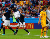 Griezmann scores historic VAR assisted goal in France slim win over Australia