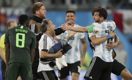 What Messi hid under his sock to defeat the Super Eagles