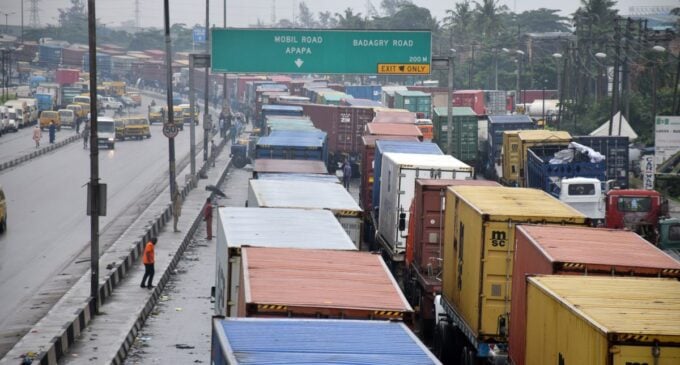 FRSC commander: Every truck parked on Apapa road has a powerful Nigerian behind it