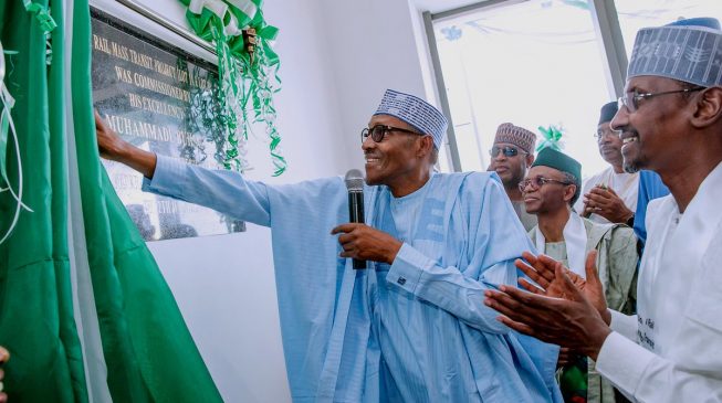 Abuja light rail is a dream come true, says Buhari
